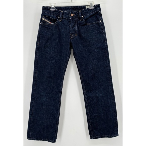 Vintage‎ Diesel Larkee Men's Jeans Size 30x27 Dark Wash Regular Straight Cotton